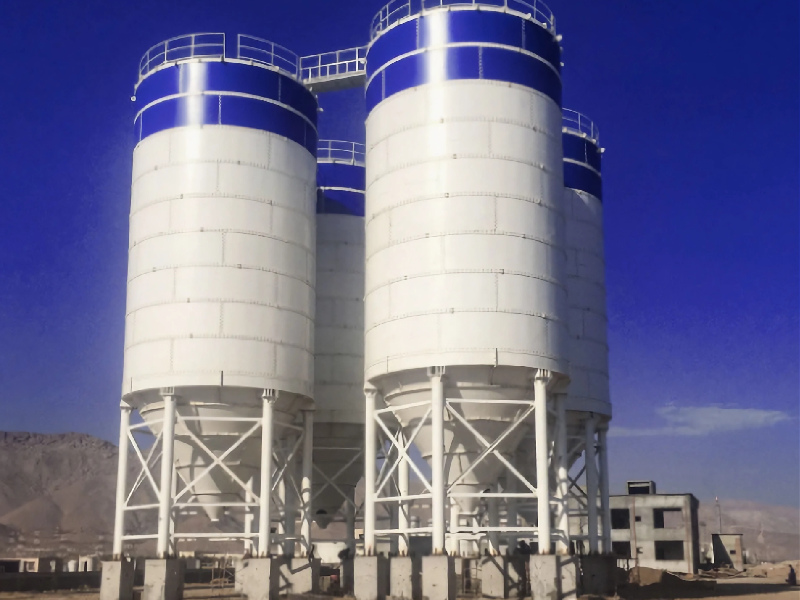 Monitoring and Controlling Temperature and Humidity for Cement Storage Silo